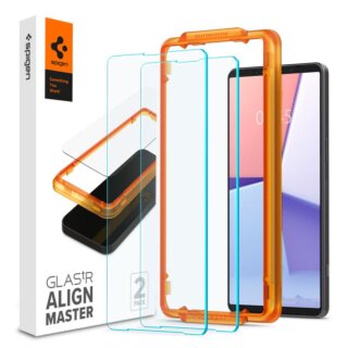 Spigen AlignMaster Glas.TR Sony Xperia 1 VI kijelzővédő üvegfólia felhelyező kerettel - 2db