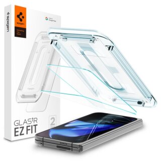 Spigen Glass.tR EZ Fit Google Pixel 9 Pro Fold kijelzővédő üvegfólia felhelyezőkerettel - 2db