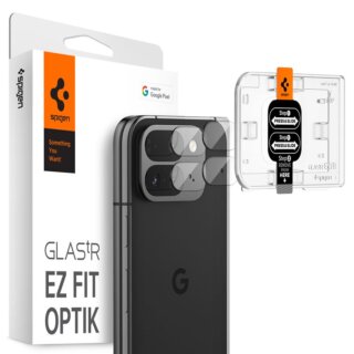 Spigen Glass.tR EZ Fit Optik Google Pixel 9 Pro Fold kamerasziget lencsevédő üvegfólia - 2db
