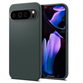 Spigen Liquid Air Google Pixel 9 Pro XL szilikon hátlap tok - zöld
