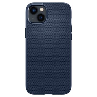 Spigen Liquid Air iPhone 14 szilikon hátlap tok - kék