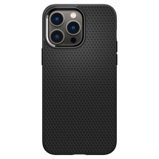 Spigen Liquid Air iPhone 14 Pro Max szilikon hátlap tok - fekete