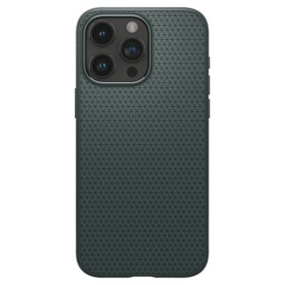 Spigen Liquid Air iPhone 15 Pro szilikon hátlap tok - zöld