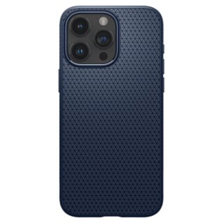Spigen Liquid Air iPhone 15 Pro szilikon hátlap tok - kék