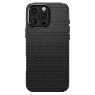 Spigen Liquid Air iPhone 16 Pro Max szilikon hátlap tok - fekete