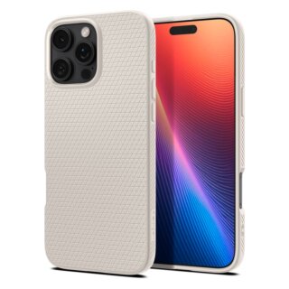 Spigen Liquid Air iPhone 16 Pro szilikon hátlap tok - titán