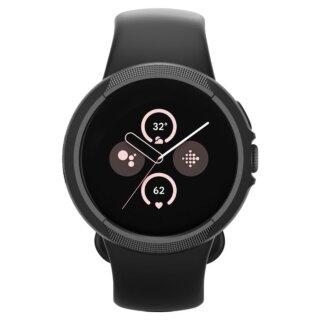 Spigen Liquid Air Google Pixel Watch 3 45mm bumper szilikon tok - matt fekete