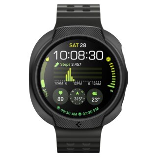 Spigen Liquid Air Samsung Galaxy Watch 8 40mm szilikon tok - fekete