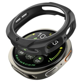 Spigen Liquid Air Samsung Galaxy Watch 8 44mm szilikon tok - fekete