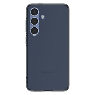 Spigen Liquid Crystal Samsung Galaxy S25 szilikon hátlap tok - átlátszó/fekete