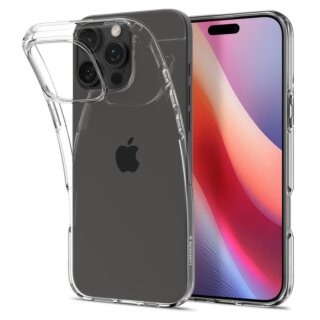 Spigen Liquid Crystal iPhone 16 Pro szilikon hátlap tok - átlátszó