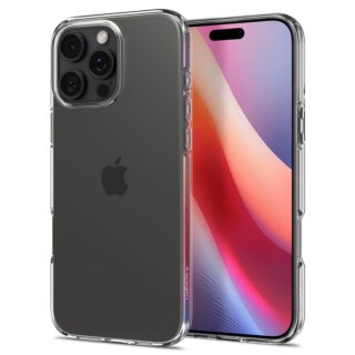 Spigen Liquid Crystal iPhone 16 Pro Max szilikon hátlap tok - átlátszó