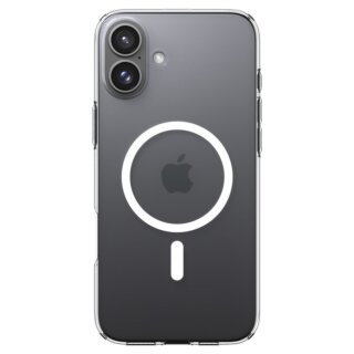Spigen Liquid Crystal Mag MagSafe iPhone 16 szilikon hátlap tok - átlátszó