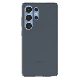 Spigen Liquid Crystal Glitter Samsung Galaxy S25 Ultra szilikon hátlap tok - átlátszó/fekete