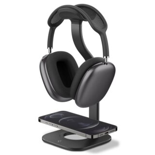 Spigen AirPods Max állvány + MagSafe töltő - fekete