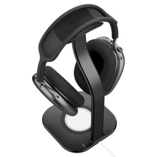 Spigen AirPods Max állvány + MagSafe töltő - fekete