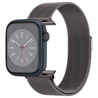Spigen Metal Fit Apple Watch 46mm / 45mm / 44mm / Ultra 49mm milánói fém szíj - grafit