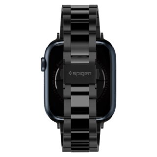Spigen Modern Fit Apple Watch 42mm / 41mm / 40mm fém szíj - fekete