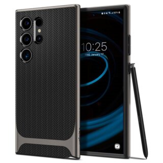 Spigen Neo Hybrid Samsung Galaxy S24 Ultra ütésálló hátlap tok - gunmetal