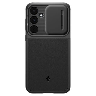 Spigen Optik Armor Samsung Galaxy A55 5G kemény hátlap tok kameravédővel - fekete