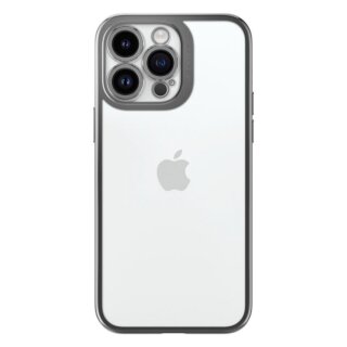Spigen Optik Crystal iPhone 14 Pro szilikon hátlap tok - szürke