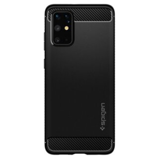 Spigen Rugged Armor Samsung Galaxy S20+ Plus szilikon hátlap tok - fekete