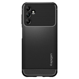 Spigen Rugged Armor Samsung Galaxy A14 5G szilikon hátlap tok - fekete