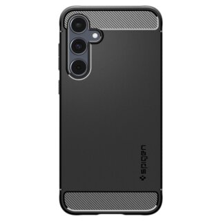 Spigen Rugged Armor Samsung Galaxy A55 5G szilikon hátlap tok - fekete