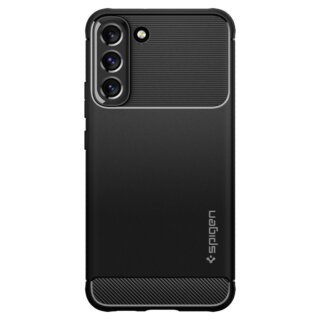 Spigen Rugged Armor Samsung Galaxy S22 ütésálló hátlap tok - fekete
