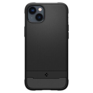 Spigen Rugged Armor MagSafe iPhone 14 szilikon hátlap tok - fekete