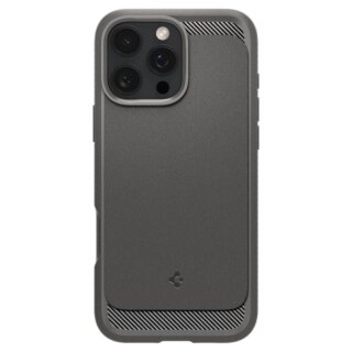 Spigen Rugged Armor Mag MagSafe iPhone 16 Pro Max szilikon tok - szürke