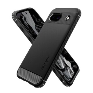 Spigen Rugged Armor Google Pixel 8a szilikon tok - matt fekete