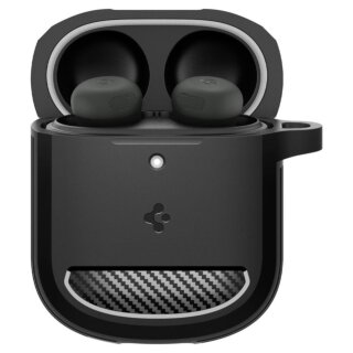 Spigen Rugged Armor Google Pixel Buds Pro 2 / 1 szilikon tok - matt fekete