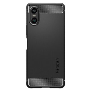 Spigen Rugged Armor Sony Xperia 10 VI szilikon hátlap tok - fekete