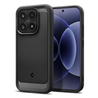 Spigen Rugged Armor Xiaomi 17 szilikon hátlap tok - matt fekete