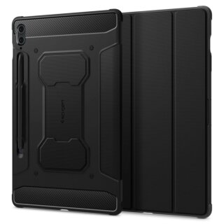 Spigen Rugged Armor Pro Samsung Galaxy Tab S9 FE+ Plus 12,4” ütésálló tok - fekete