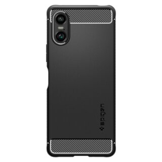 Spigen Rugged Armor Sony Xperia 10 VI szilikon hátlap tok - fekete
