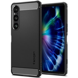 Spigen Rugged Armor Sony Xperia 1 VI szilikon hátlap tok - fekete