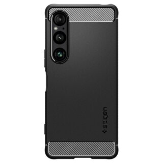 Spigen Rugged Armor Sony Xperia 1 VI szilikon hátlap tok - fekete