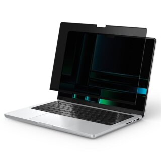 Spigen SafeView MacBook Pro 16” (2024/2023/2021) betekintésgátló kijelzővédő üvegfólia