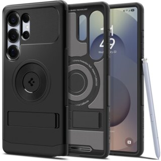 Spigen Slim Armor Mag MagSafe Samsung Galaxy S25 Ultra ütésálló kemény hátlap tok - fekete