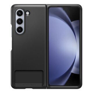 Spigen Slim Armor Slot Samsung Galaxy Z Fold 5 kemény hátlap tok kártyatartóval - fekete