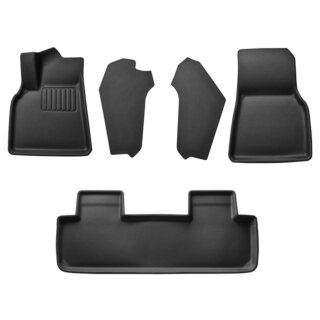 Spigen WeatherBloc Tesla Model Y (2020-2024) autószőnyeg utastérbe (első+hátsó) - fekete karbon