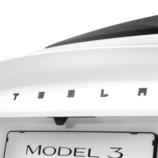 Spigen Tesla Model 3 Highland (2024-) hátsó felirat logó takaró - fekete karbon