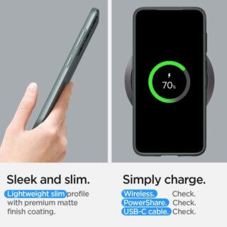 Spigen Thin Fit Samsung Galaxy S23 kemény hátlap tok - zöld