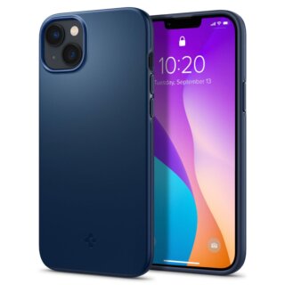 Spigen Thin Fit iPhone 14 Plus kemény hátlap tok - kék
