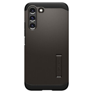Spigen Tough Armor Samsung Galaxy S22 ütésálló hátlap tok - gunmetal