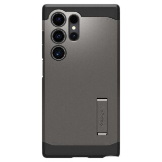 Spigen Tough Armor Samsung Galaxy S24 Ultra ütésálló hátlap tok - gunmetal