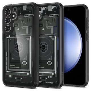 Spigen Ultra Hybrid Samsung Galaxy S23 FE ütésálló szilikon hátlap tok - zero one fekete