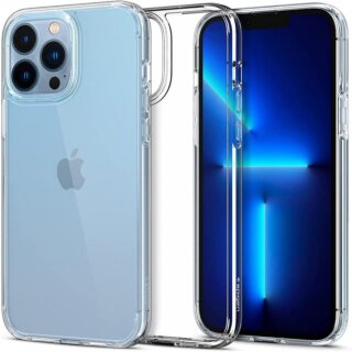 Spigen Ultra Hybrid iPhone 13 Pro Max ütésálló szilikon hátlap tok - átlátszó